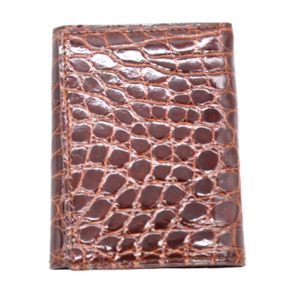 Authentic Alligator Tri-Fold Wallet