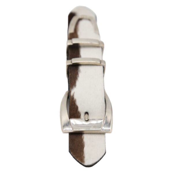 Kalifano 30mm Sterling Silver Ranger Design 4pc. Belt Buckle Set