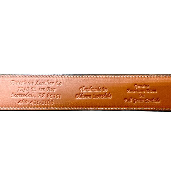 American Bison Hide Belt
