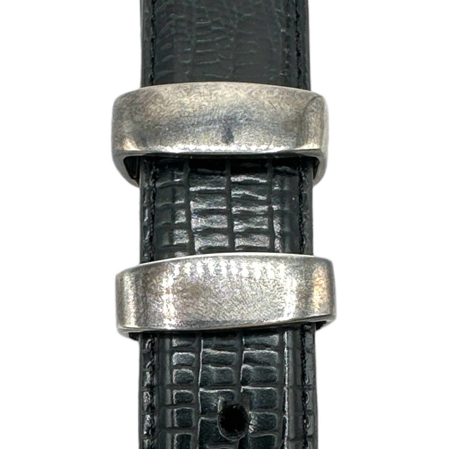 Alexander Kalifano Sterling Silver Skull 4pc. Ranger Buckle Set