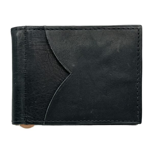 Leather Card Holder with Money Clip