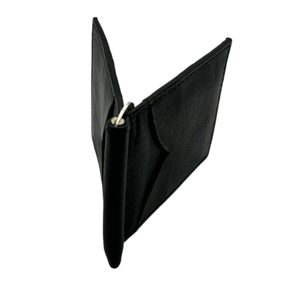 Leather Card Holder with Money Clip