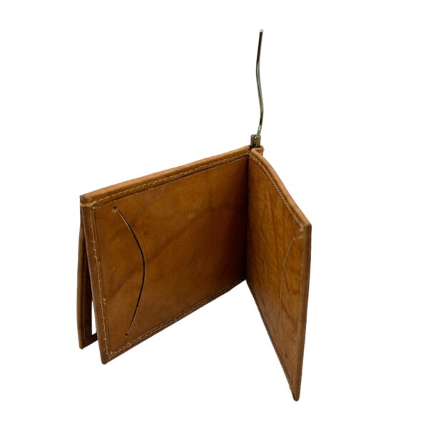 Leather Card Holder with Money Clip